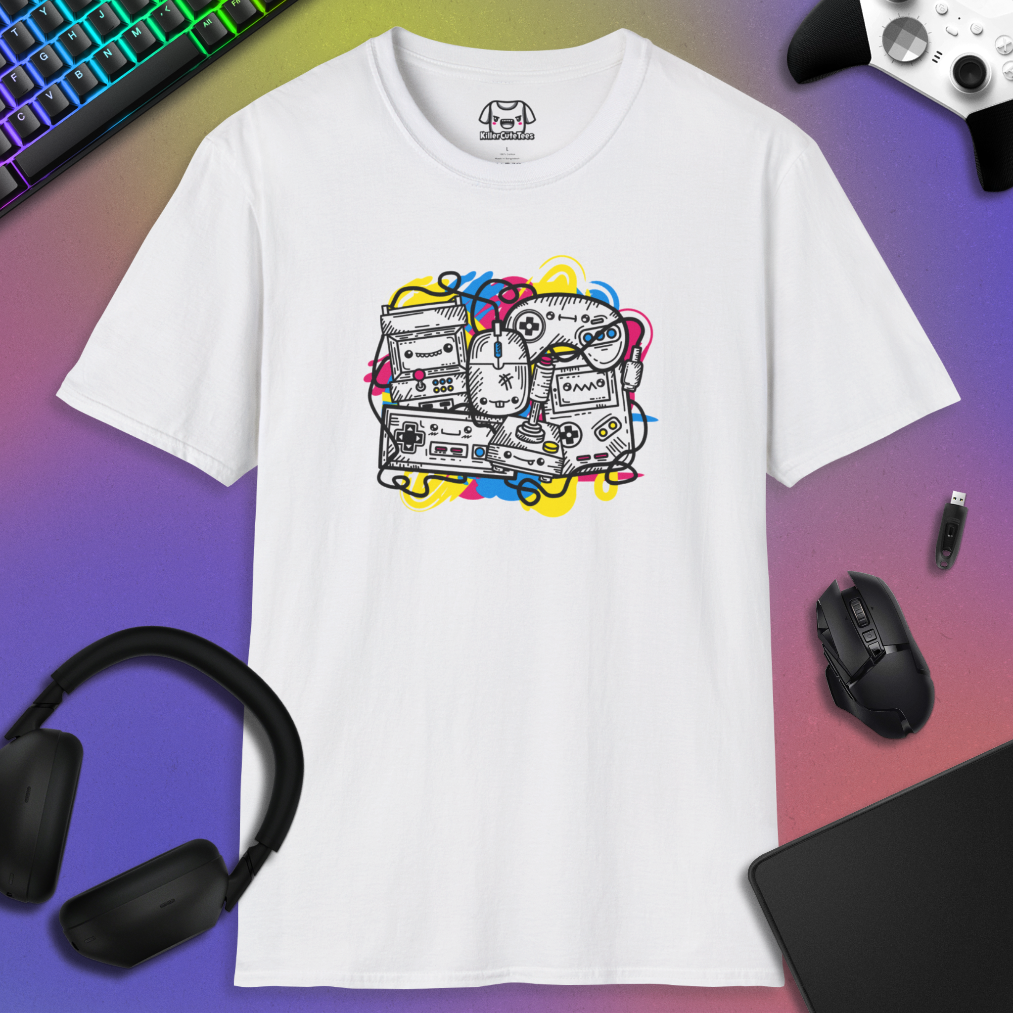 //RETRO CONTROLLERS T-SHIRT