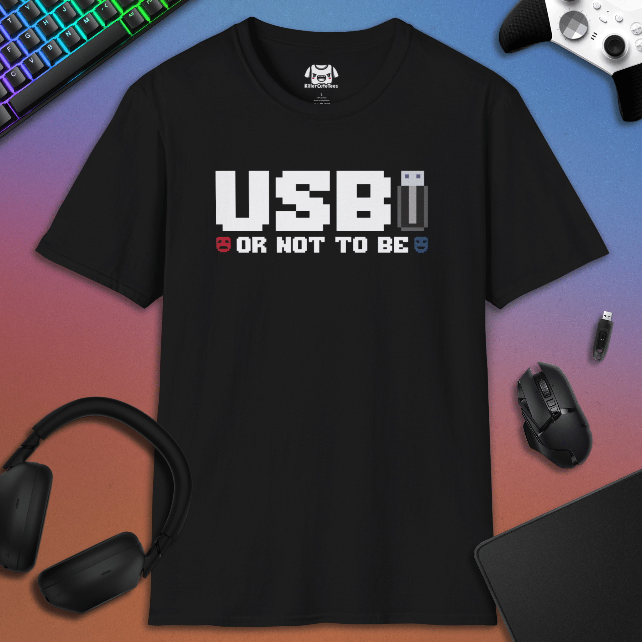 //USB OR NOT TO BE T-SHIRT