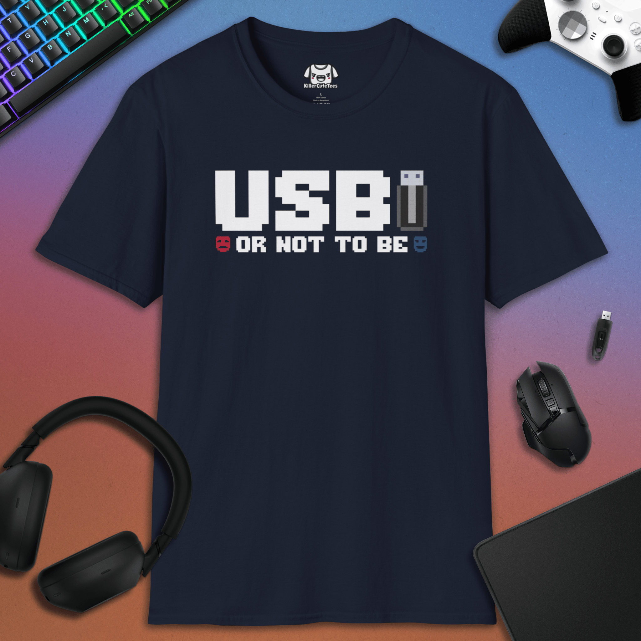 //USB OR NOT TO BE T-SHIRT