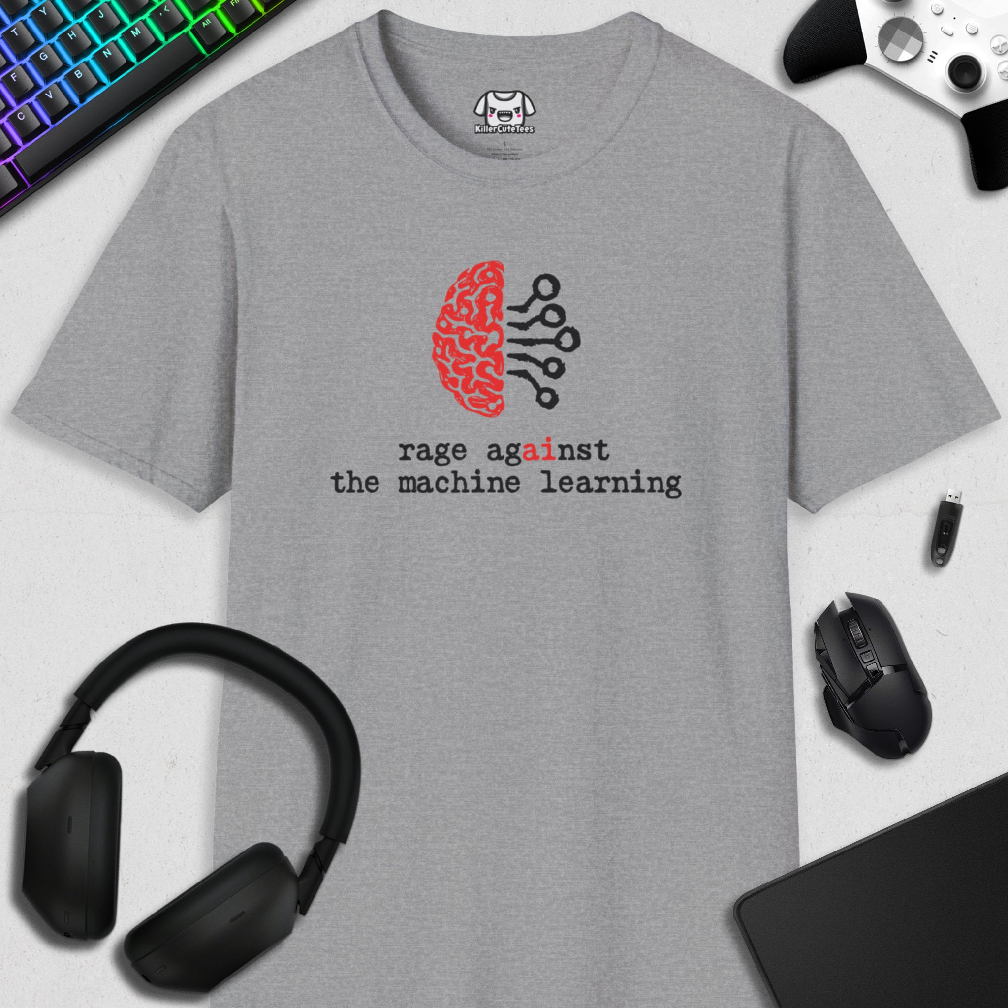 RAGE AGAINST THE MACHINE LEARNING T-SHIRT